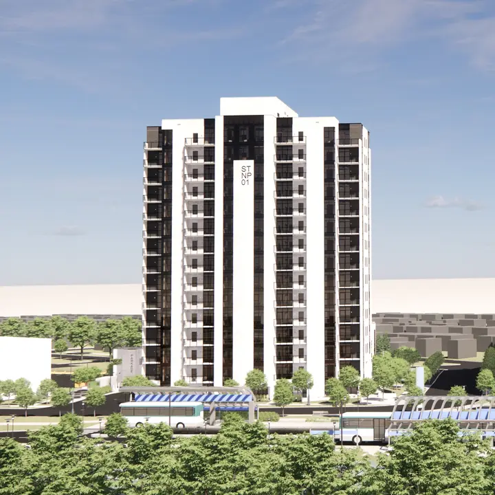 STNP tower, rendering